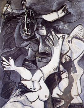 Pablo Picasso : the abduction of the sabine women